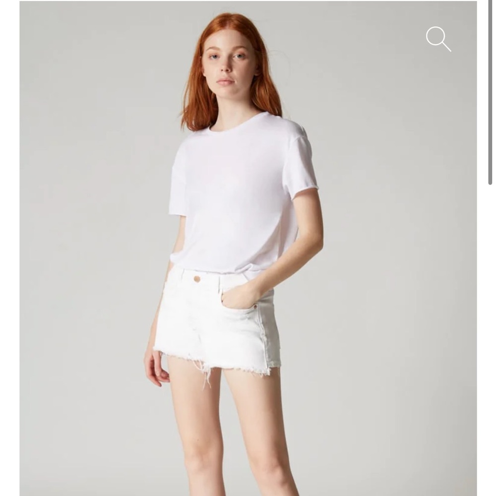Blank nyc white jean shorts